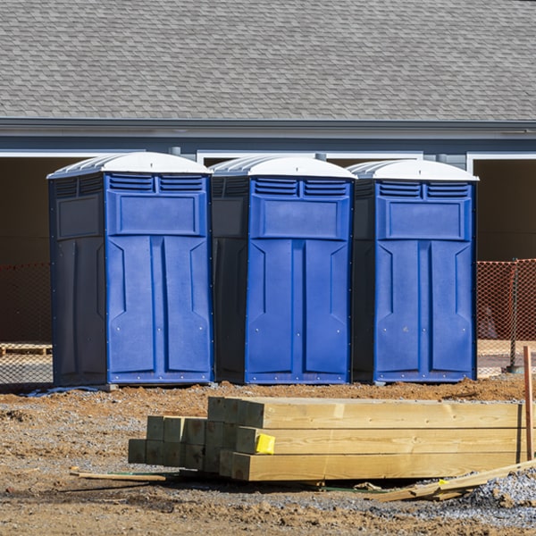 is there a specific order in which to place multiple portable toilets in Burton South Carolina